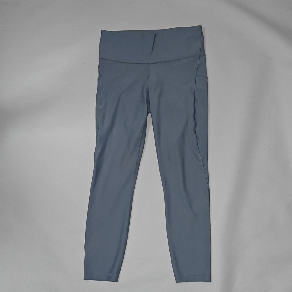 Athleta Interval Stash Slate Blue 7/8 Leggings